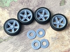 Resin 20 Inch “03-04 Ford F150 Lightning” Model car Wheels/Tires 1/24 1/25 scale