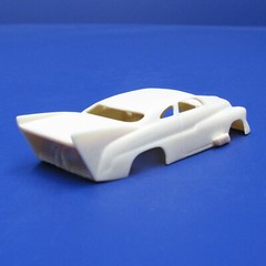 JFSL10 H:O ’49 Merc Super Pro Mod open wheel well resin slot car J Flintstone