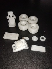 1/25 Dirt Street Stock 3D Printed Model Kit Unassembled Dirt Track Race Car DIY