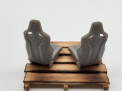 Recaro Sportster Seats For 1/24 And 1/25 Scale Model Cars (Set of 2)