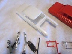 REVELL 64 THUNDERBOLT BODYS MODEL KIT JUNKYARD PARTS LOT #38