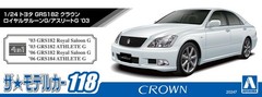 AOSHIMA The Model Car 118 GRS182 Crown Royal Saloon G/Athlete G 1/24 Model Kit