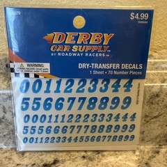 Pinewood Derby Car Kit Lot – New in Package Items – Decals & Weights *Free Ship*