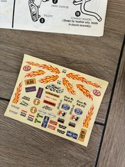 Vintage 1970s AMT ’36 Ford Coupe Model Kit #A136 (Partial Build) +FAST SHIPPING!