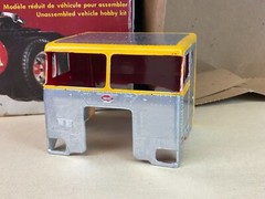 AMT Peterbilt 1:25 BUDWEISER 352 PACEMAKER CABOVER Truck Kit T551 ~Started AS-IS