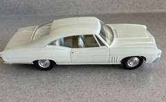 1968 White Chevy Impala SS 2 Door Hardtop Dealer PromoCar