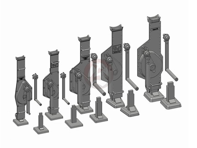 Rado 1/35 Wagenheber German Vehicle Jack with Stand Set WWII (5 types) RDM35S40