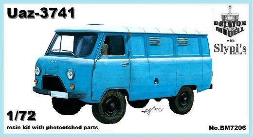 Balaton Modell 1/72 UAZ-3741 Resin kit (Length: 6cm)