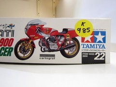 Tamiya 1:12 Scale Ducati 900 NCR Racer Model Kit # 14022*2000 w/Cartograf Decals