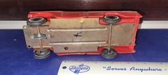 vtg Chevrolet Friction APACHE Pickup Red PARTS REPAIR SHIPPING INCL promo model