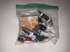 Junkyard Assortment of Plastic Parts for Model Cars or Trucks