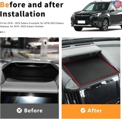 Auovo Dashboard Mats for Subaru Forester Accessories 2019-2024/ Crosstrek