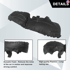SecosAutoparts Inner Wheel Fender Liner Splash Shield Rear Left Driver
