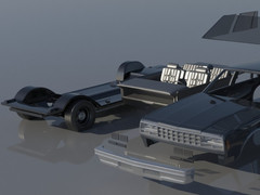 ABS-LIKE RESIN 3D PRINTED 1/25 1977 CHEVY IMPALA 4DR SEDAN KIT