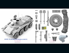 SOL Resin Factory 1/16 WWII German Sd.Kfz. 234/2 Upgrade Parts set