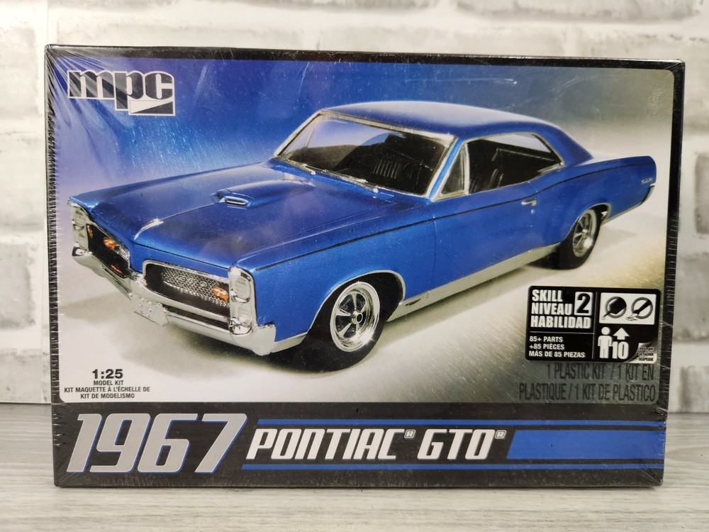 MPC 1967 Pontiac GTO 1/25 Scale Plastic Model Kit Sealed MPC710L/12 #1