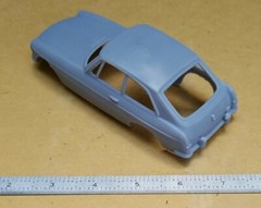 ABS-LIKE RESIN 3D PRINTED 1/25 1965 MG MGB GT, MGB-GT COUPE BODY