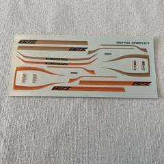Monogram Chevy Camaro Z-28 #2254. Decal & Instru. Sheet Only