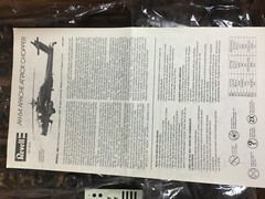 Revell AH-64 Apache Attack Helicopter New and Looks Complete See Photos