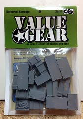 1/35 Universal Wooden Crates #6 – Value Gear Details – 19pcs Resin Stowage
