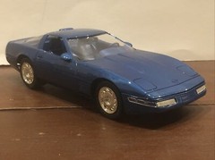1991 Chevrolet Corvette ZR1 Dealer Promo Car QUASAR BLUE 1:25 AMT / ERTL