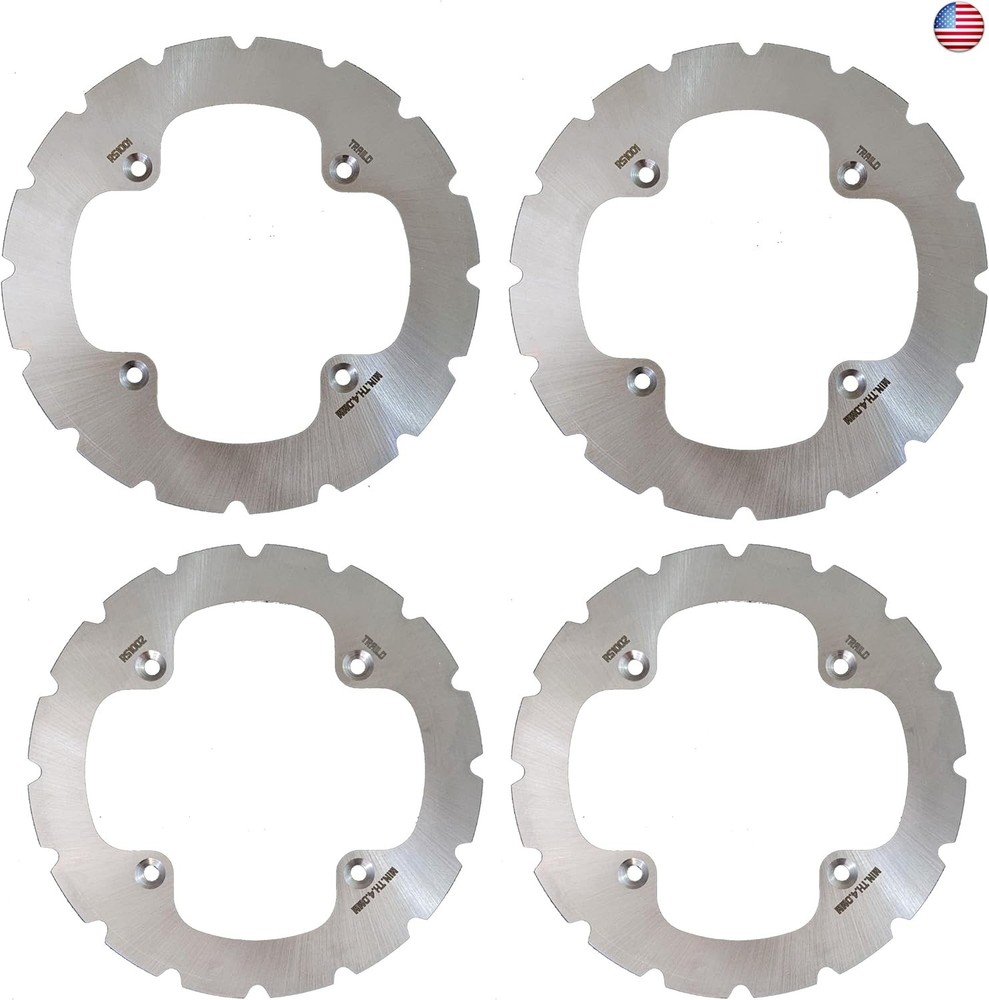 Traild Can Am Maverick X3 Ridge Rider Disc Brake Rotors Front/Rear 2017, 2018,