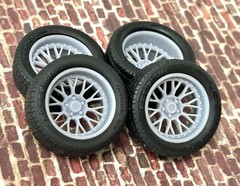 1/24 Scale: 18-inch “BBS Boss” Resin Wheels For Sports Cars