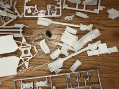 Unassembled Model Car Kit Parts Lot
