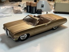 Model King 1970 Pontiac Bonneville Convertible Built Model Kit #21574P CLEAN