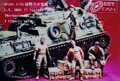 Hobby Fan 1/35 HF-501 US Army (Mechanized) (Vietnam War) – 4 Figures