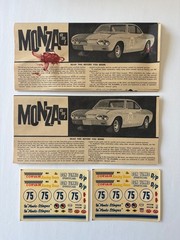 1969 Covair Original Issue Partially Built AMT Model Kit
