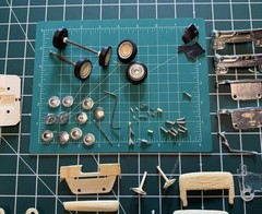 HTF OG VTG AMT 1959 FORD GALAXIE CONVERTIBLE #139 1-CK Car Kit Started + XTRAS