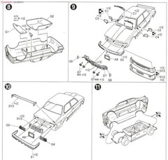 Fujimi RS-9 Real Sports Car Model Series Rare Kit No.9 BMW 323i Alpina C1-2.3