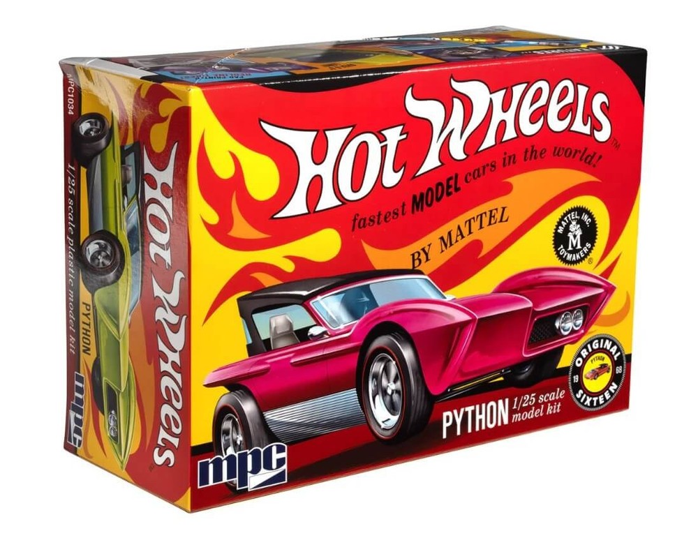 MPC 1/25 Hot Wheels Python Kit MPC1034 78‑Part Custom Build MPC1034