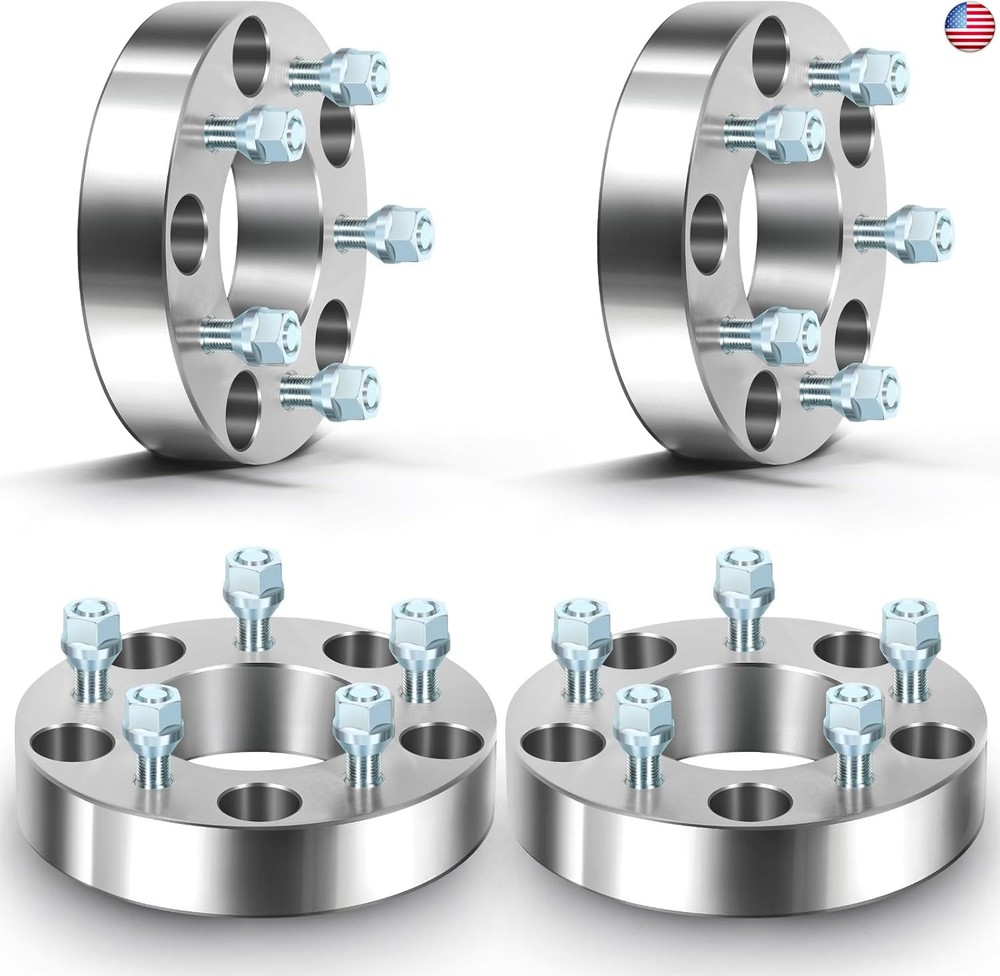 ECCPP 4PCS 1.5 inch (38mm)5×5.5 to 5×5 Wheel Adapters Conversion 5×139.7 to