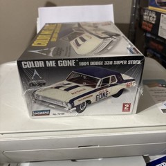 Lindberg Color Me Gone 1964 Dodge 330 Super Sport 1:25 Model Kit Car New F/S