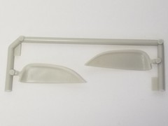 1958 Edsel Pacer FENDER SKIRTS from AMT 1:25 Model Kit 58