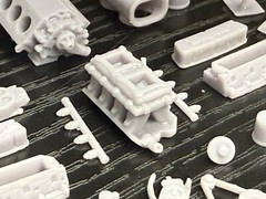 1/25 Ford Windsor Tunnel Ram Engine 12k 3D Printed