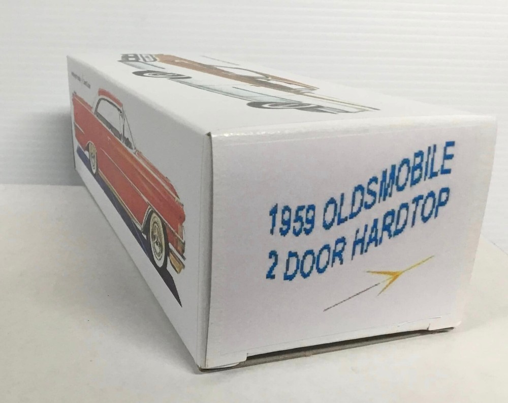New 1959 Oldsmobile 2 Door Hardtop Custom Made Promo Model BOX ONLY..NO CAR 1/25