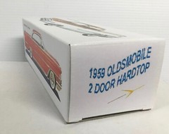 New 1959 Oldsmobile 2 Door Hardtop Custom Made Promo Model BOX ONLY..NO CAR 1/25