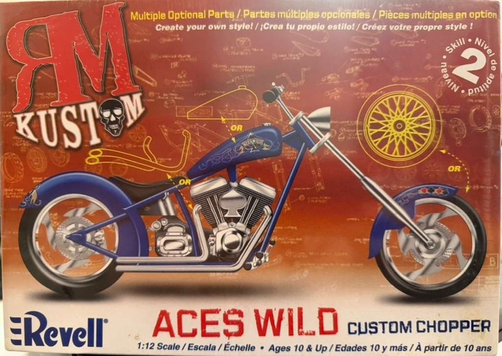 Revell 1:12 – Aces Wild Custom Chopper – NEW SEALED!