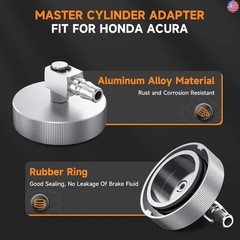 FOXWELL Master Cylinder Bleeder Adapter Compatible with Most Honda Acura
