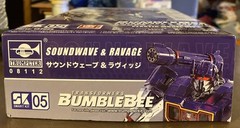 Trumpeter Transformer Soundwave & Ravage from Bumblebee Movie 3.5″