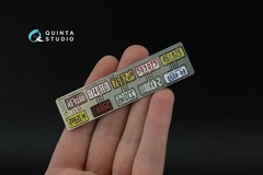Quinta Studio 1/24 1/25 Metal License Plates SD ND KS OH WI MI IL NE IA 1920-30s