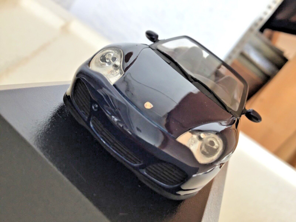 1/43 MINICHAMPS PORSCHE 911 Carrera 4S, cabrio ,d.blue, mint,++ !