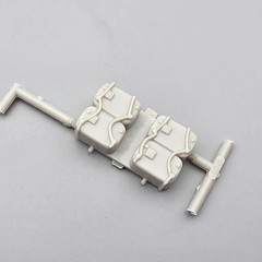 AMT/ERTL 1/25 Grave Digger Monster Truck Parts Kitbash Batteries