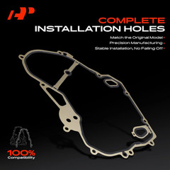 Engine Timing Cover Gasket Set Compatible with Chevrolet Equinox, Malibu, Impala