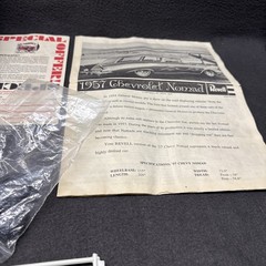 Revell ’57 Chevy Nomad H-1260 Issue 1968 Kit 1/25 Plastic Model Original Issue