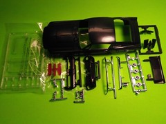 1967 Ford Mustang GT 350 1/25 Caroll Shelby Hood Body Glass Chrome Bumper Mirror