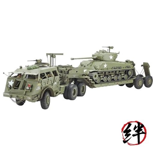 Tamiya 1/35 Military Miniature No. 230 U.S. Army 40-Ton Tank Transporter 35230